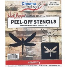 Dragonfly Peel-Off Stencil Set